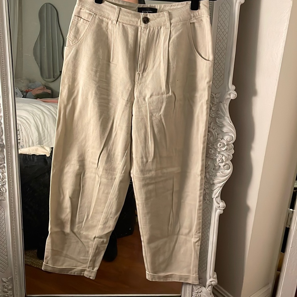 Who What Wear Pleated Jeans